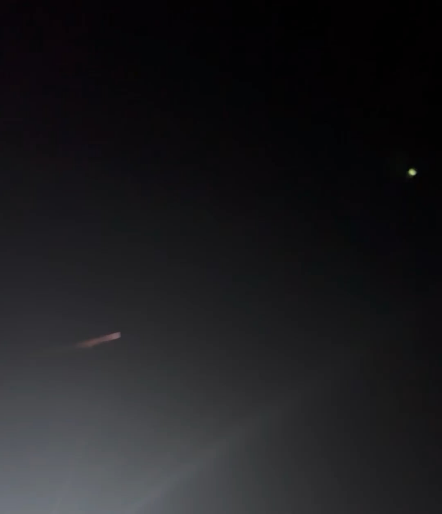 What is this dashing across the sky?