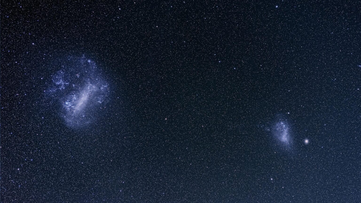 Large and Small Magellanic Clouds - Kosciuszko National Park, NSW, Australia