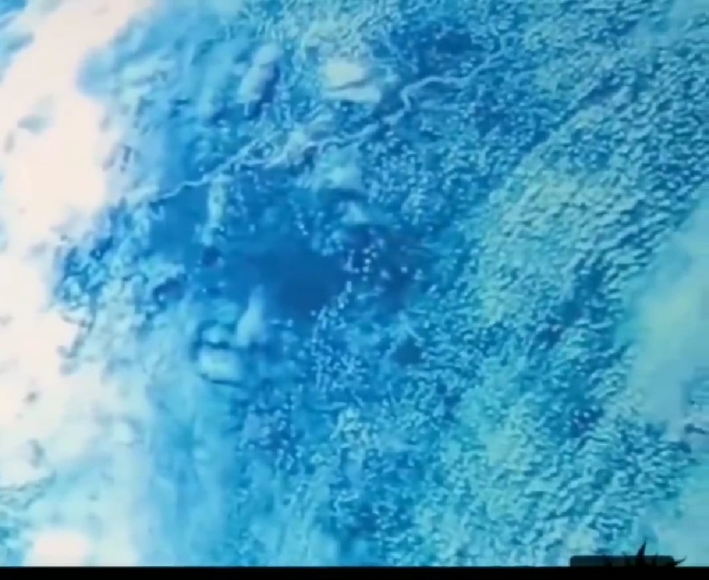 Giant Face Seen On Earth!