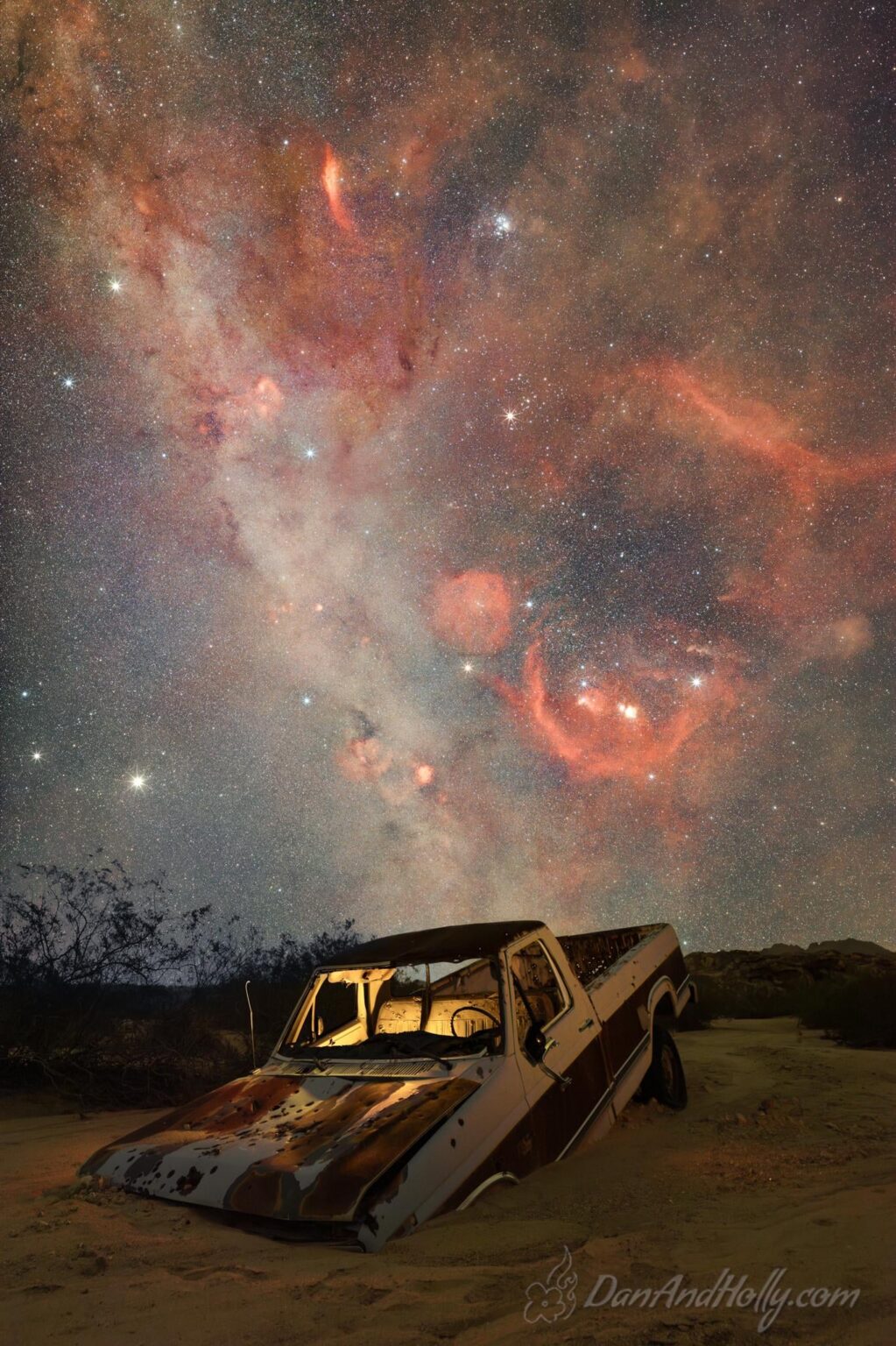 The Old F-150 Under the Stars