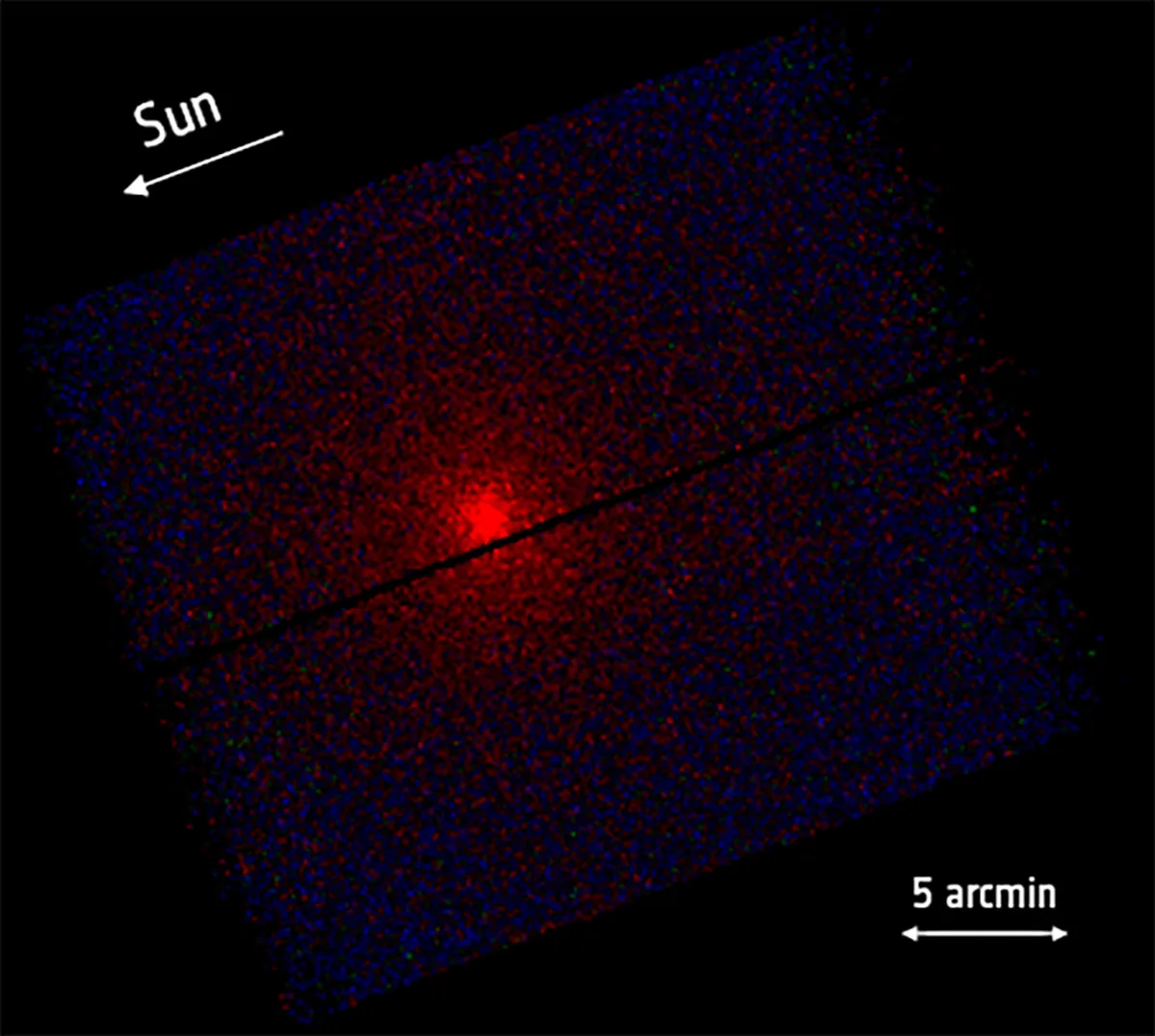 Image of comet 3I/ATLAS in x-ray light, as seen by the European Space Agency's XMM-Newton spacecraft. Credit: ESA/XMM-Newton/C. Lisse, S. Cabot & the XMM ISO Team