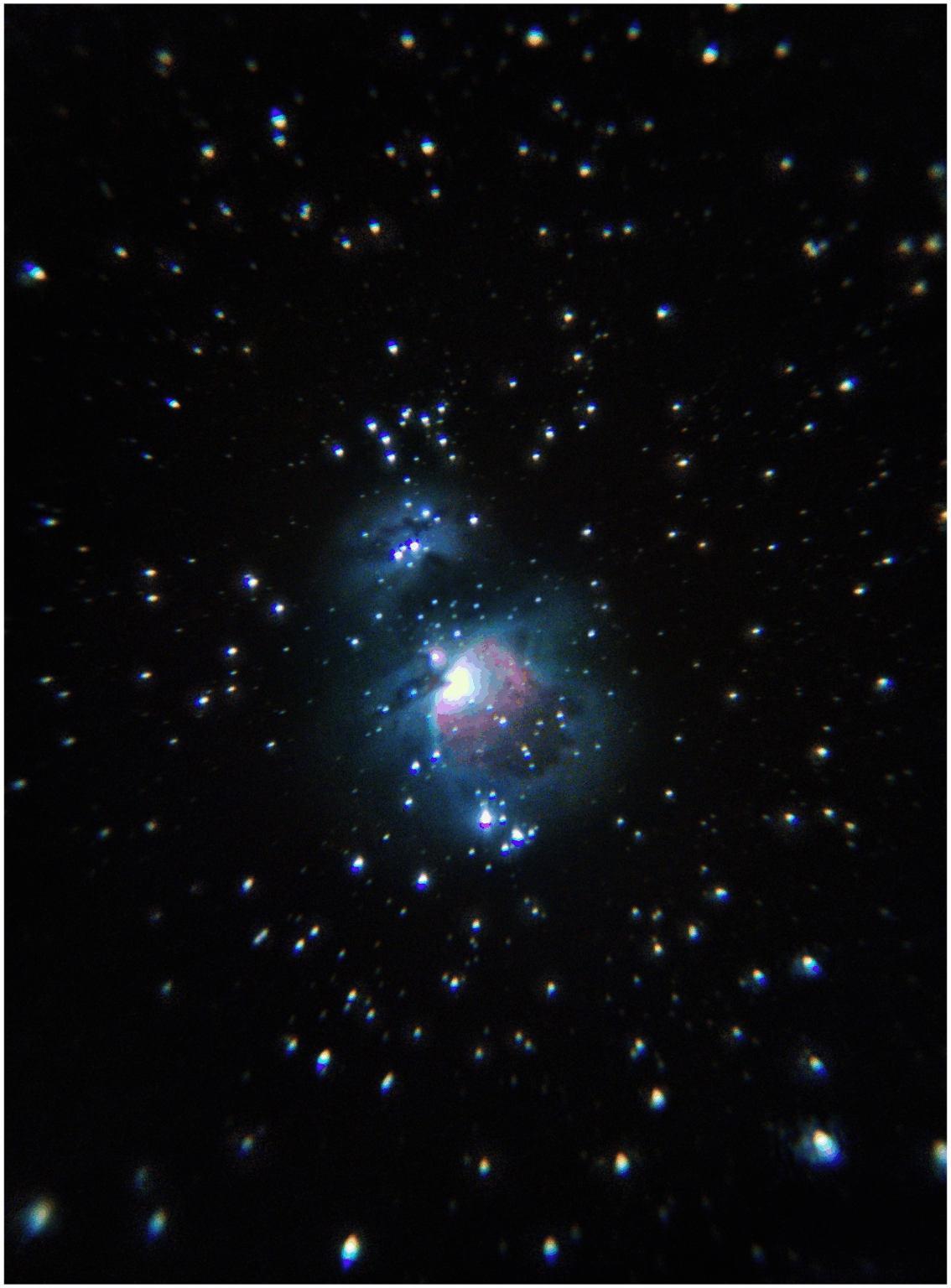 The Orion Nebula Shot By Phone
