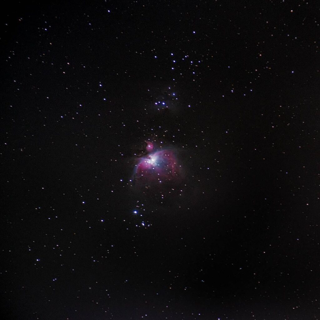 Orion Nebula – my 3rd ever attempt. Orion Nebula - my 3rd ever attempt.