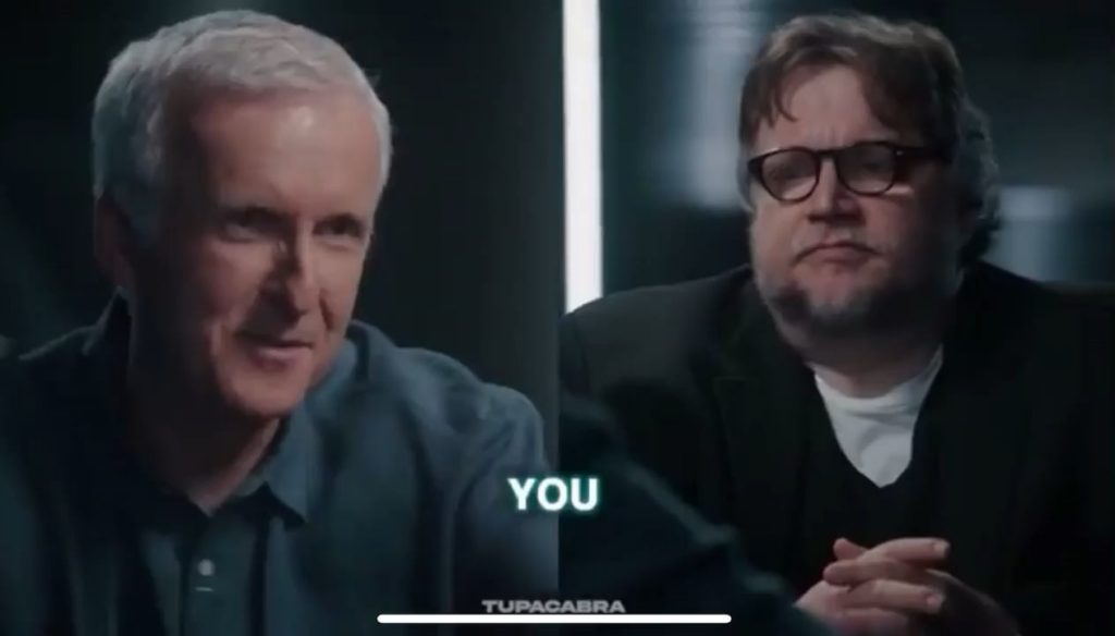 "I cannot describe the fear I felt... like I was a dog in front of a tank." - Guillermo del Toro tells James Cameron about the time he was chased by a UFO