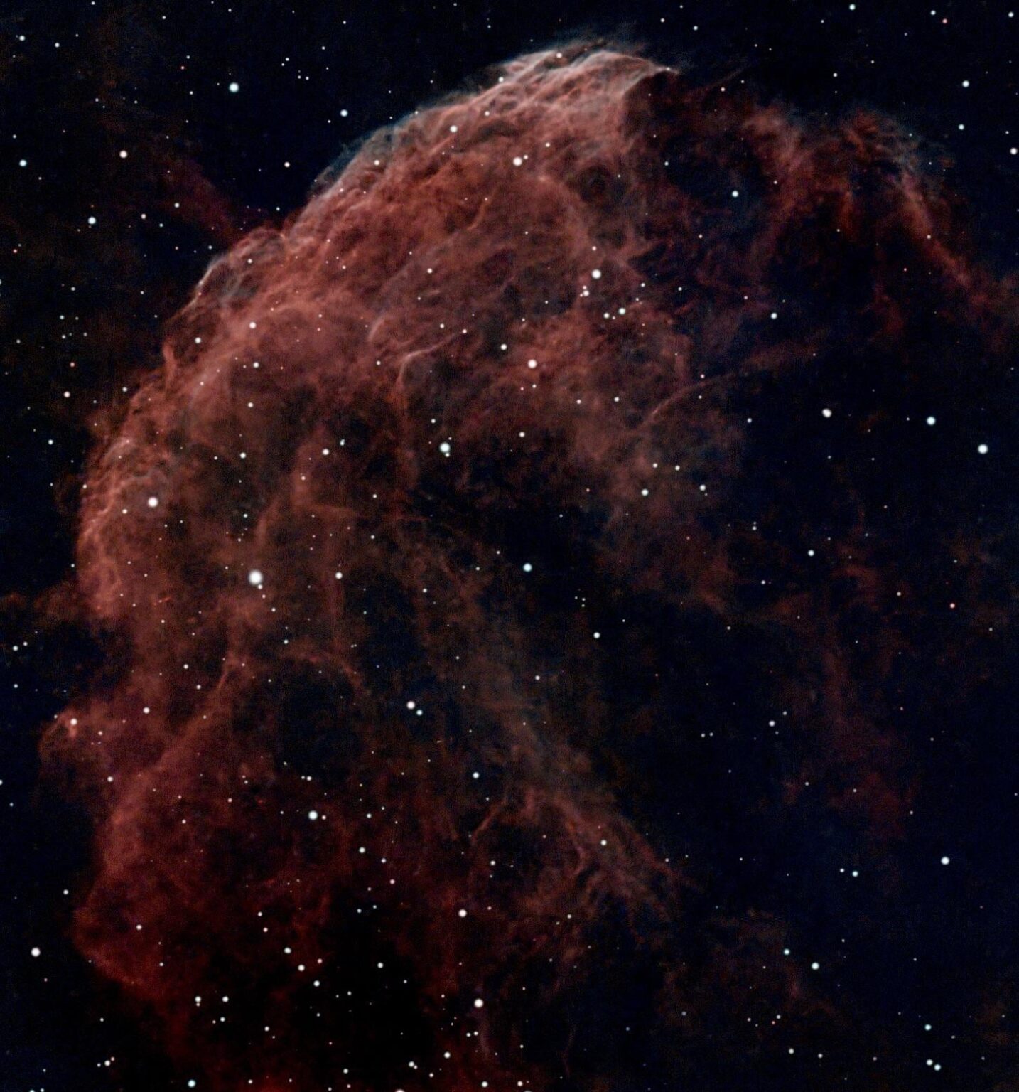 Jellyfish Nebula from Bortle 8 Skies