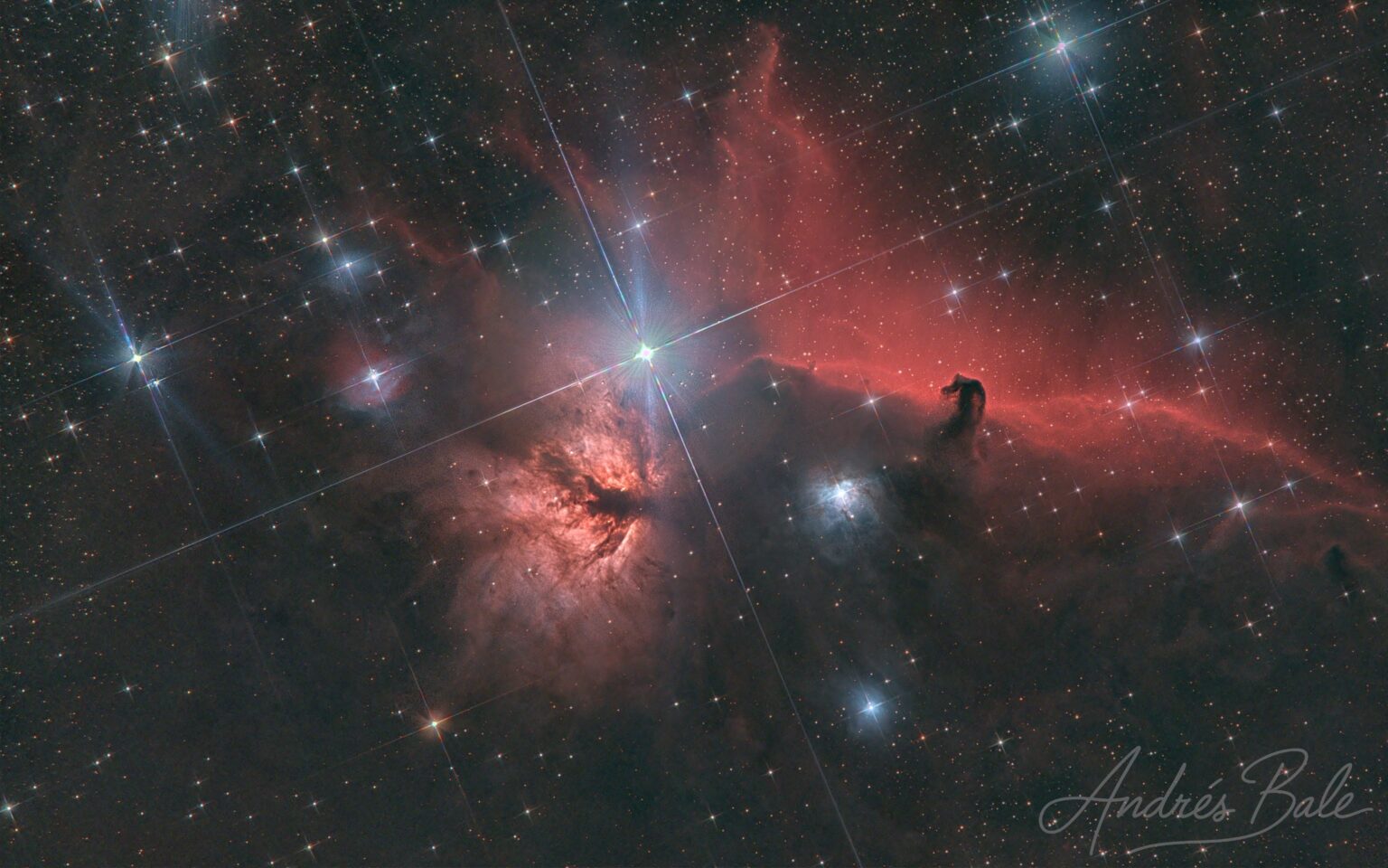 IC434 & NGC2024 Horsehead & Flame Nebula