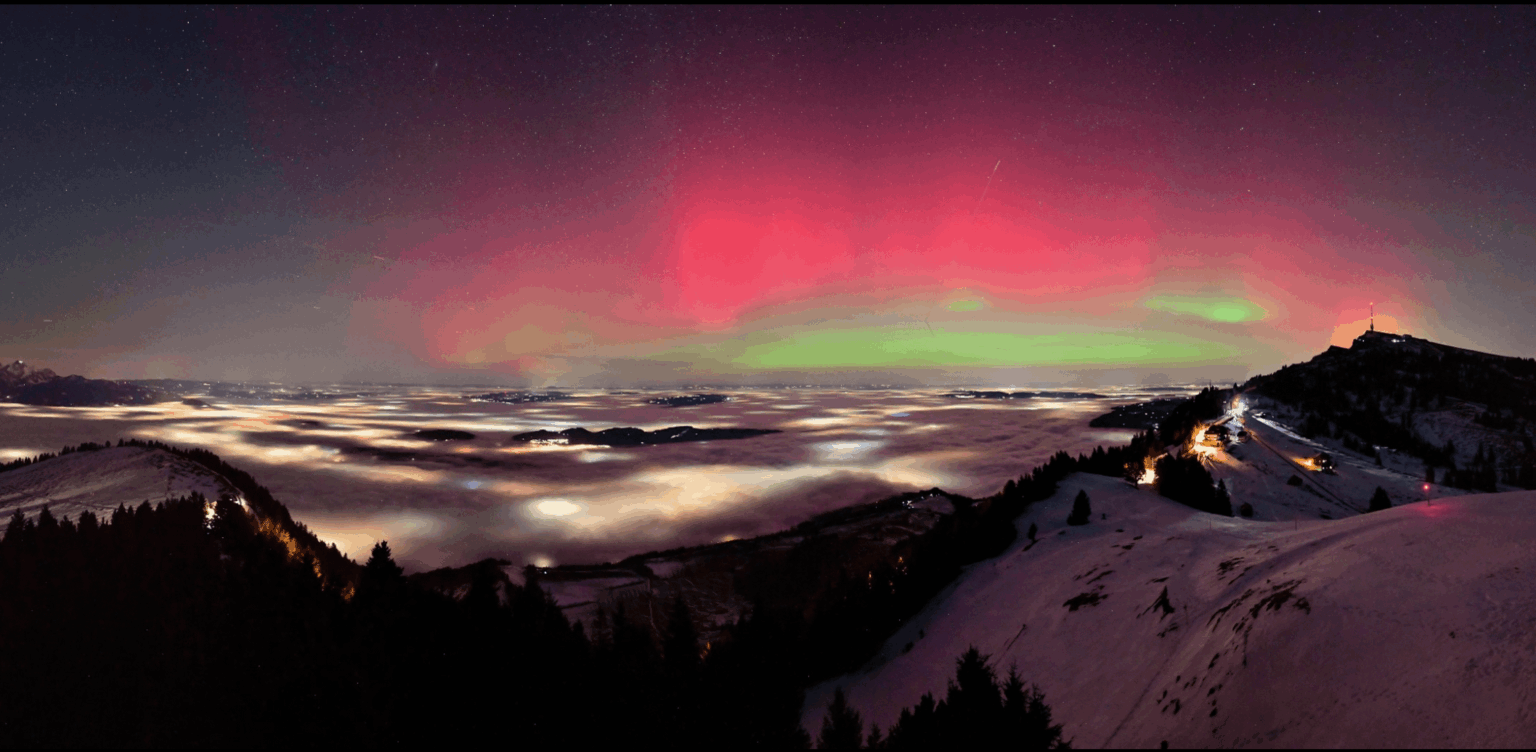 Aurora in Switzerland tonight 19 Jan 2026
