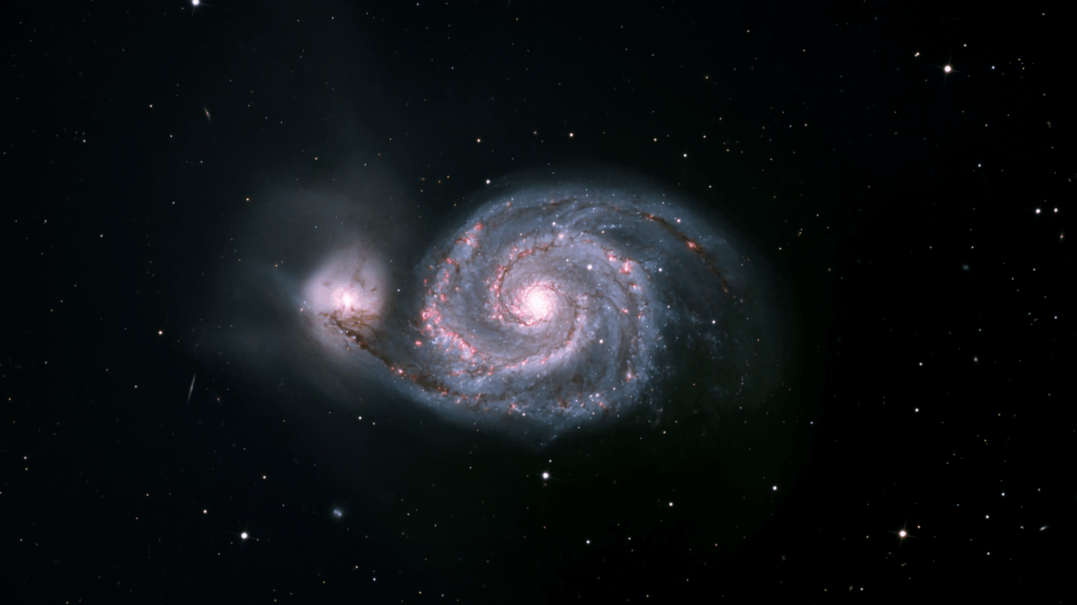 Whirlpool Galaxy (M51) in HaLRGB