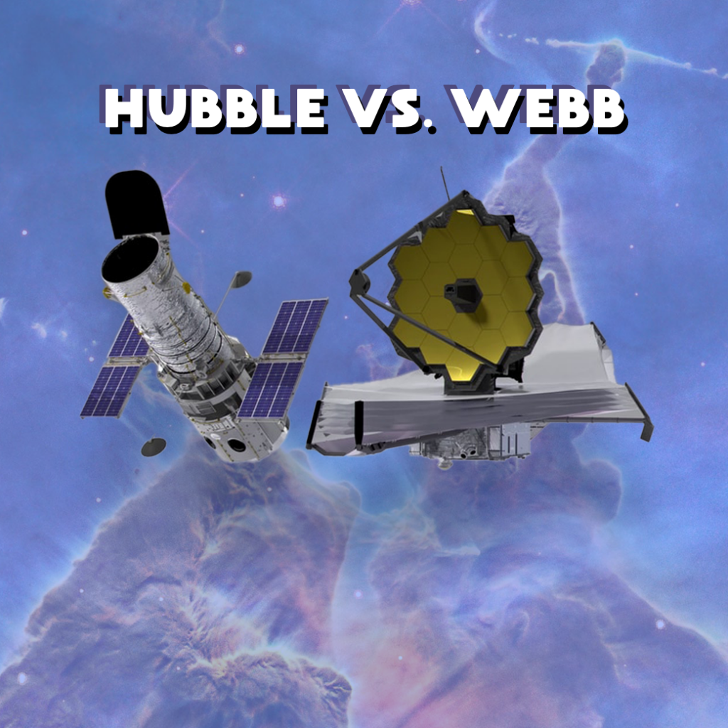 Hubble vs. Webb – NASA Science Hubble vs. Webb - NASA Science