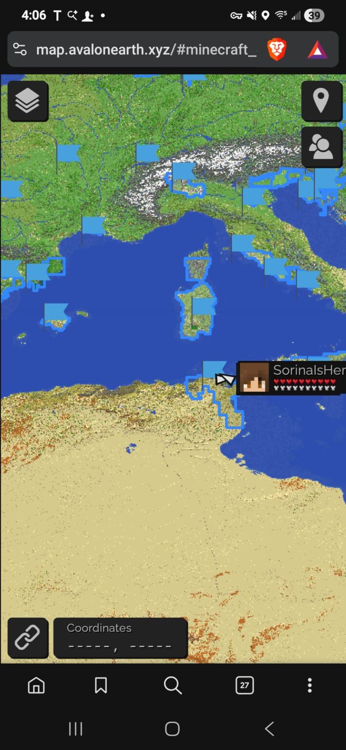 Create your own nations (Minecraft) Create your own nations (Minecraft)