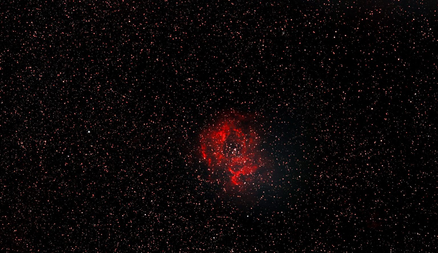 NGC-2237 (Rosette Nebula) looks like a 🌹