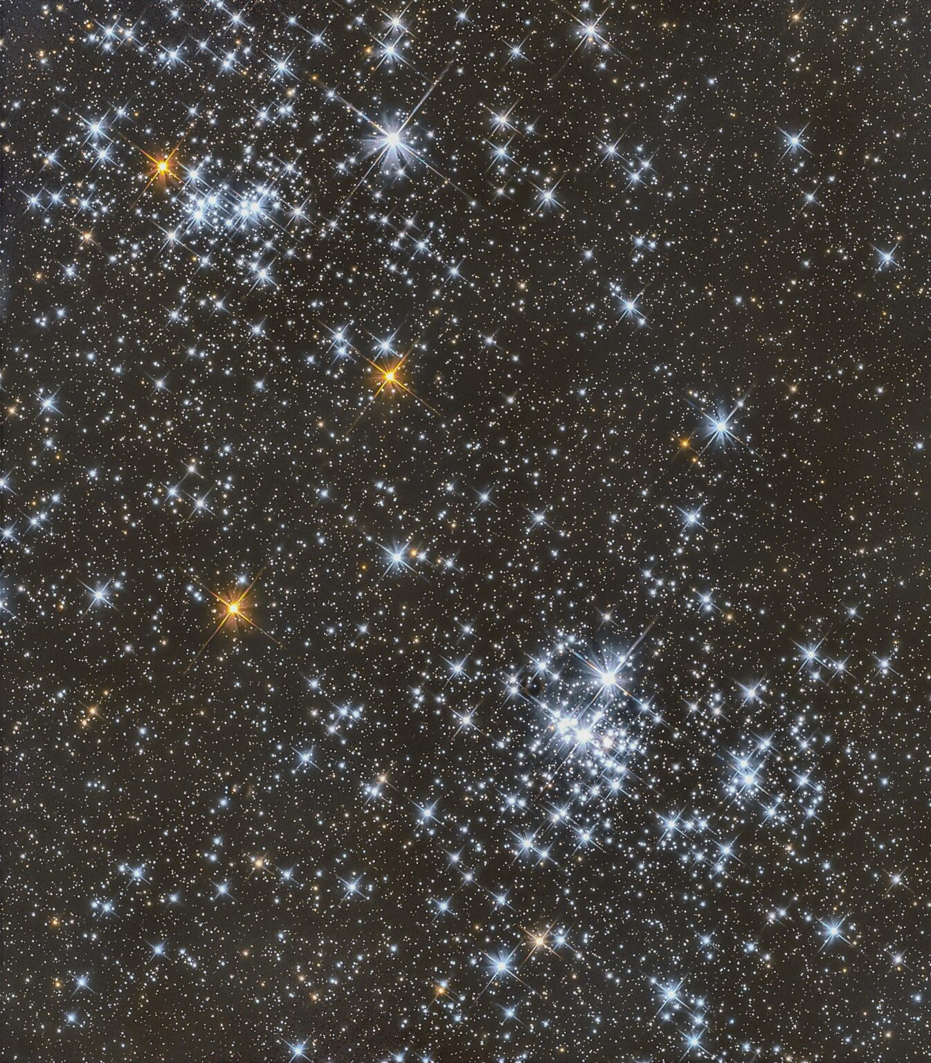Double Cluster from Backyard