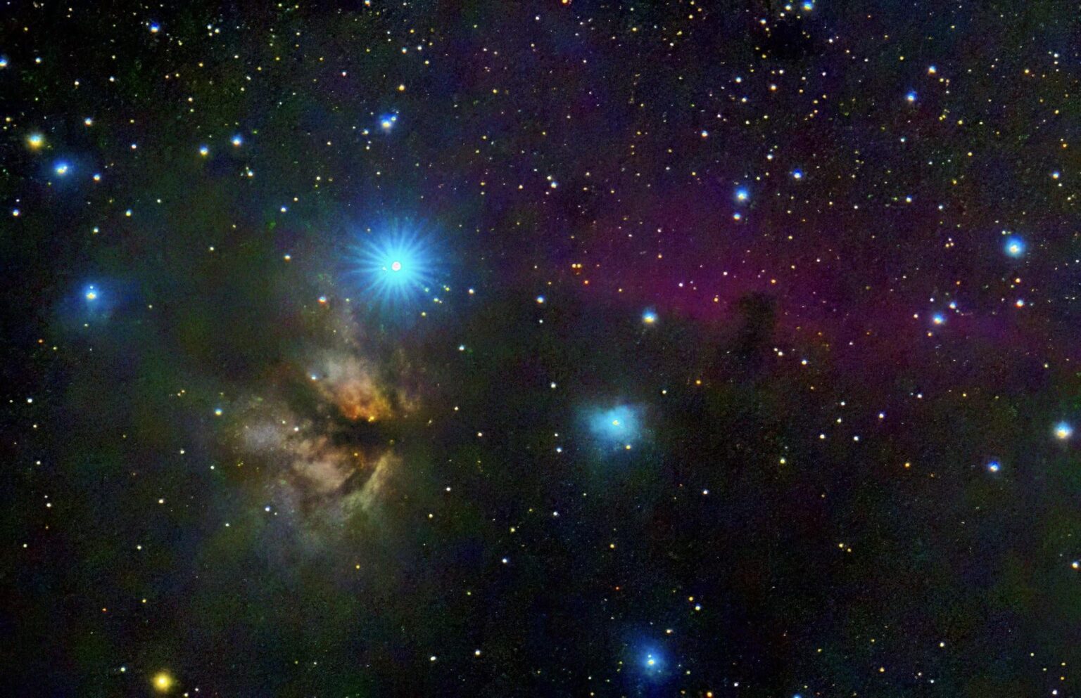 Horse head and flame Horse head and flame