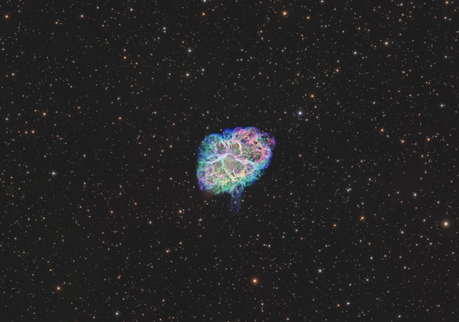 Crab Nebula in SHO