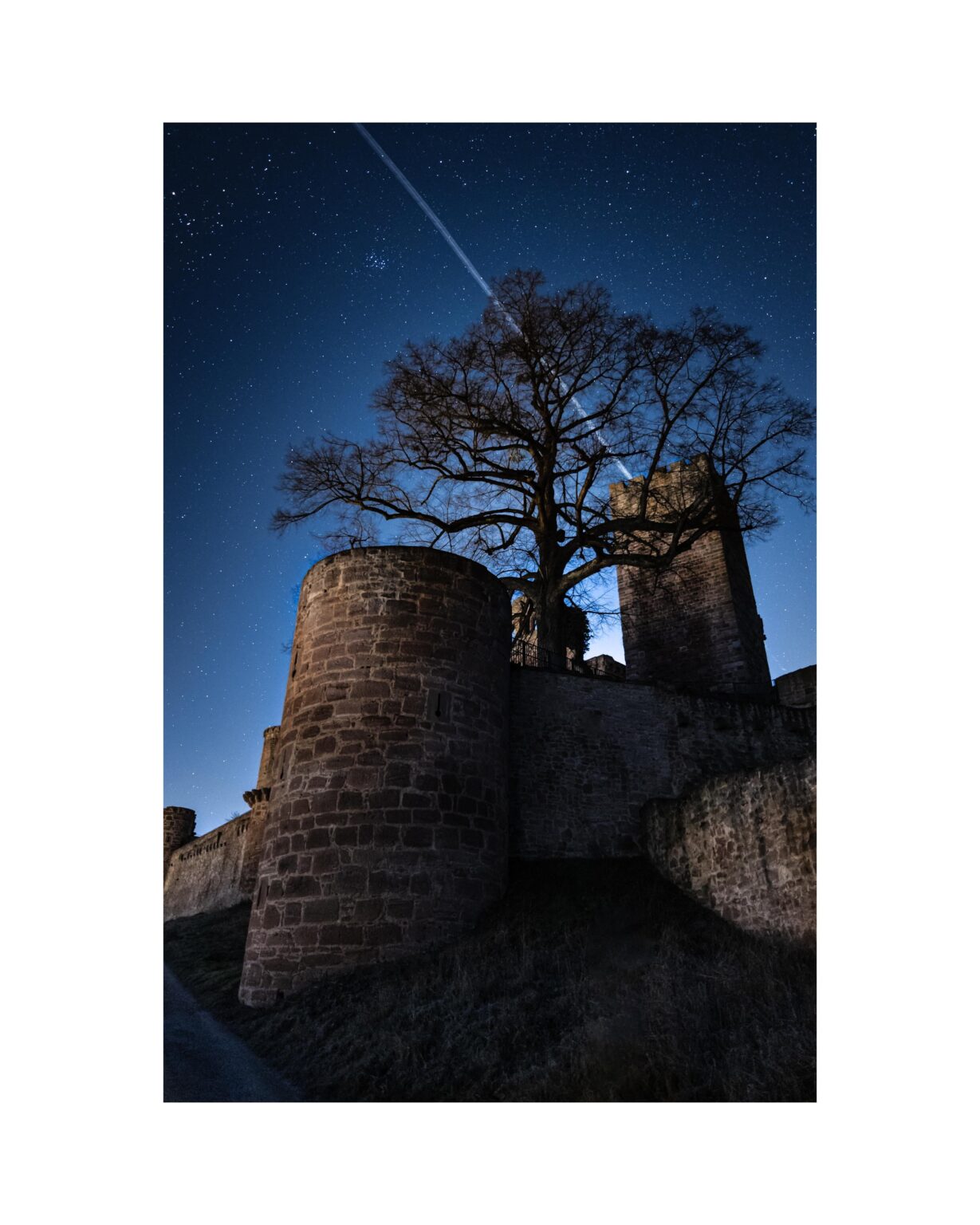 Stars over an old Bavarian Castle