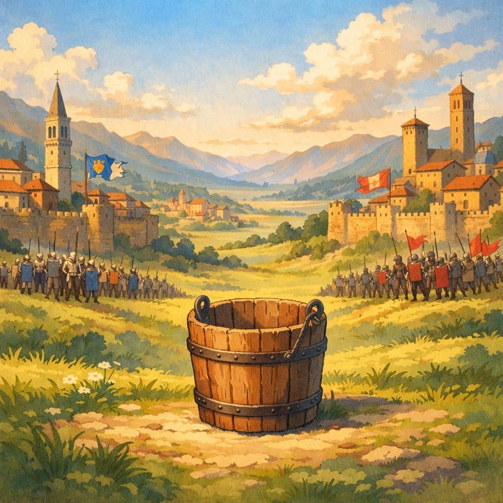 A stolen wooden bucket, a 21-year war, and the cost of wounded ego | Modena vs Bologna 1325