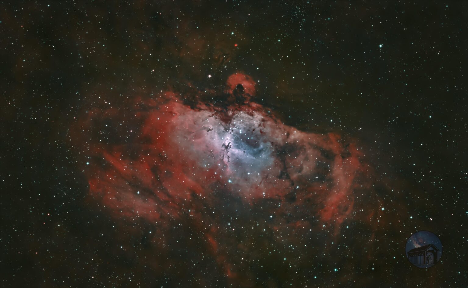 Eagle Nebula in HOO, reminds me of a mind flayer