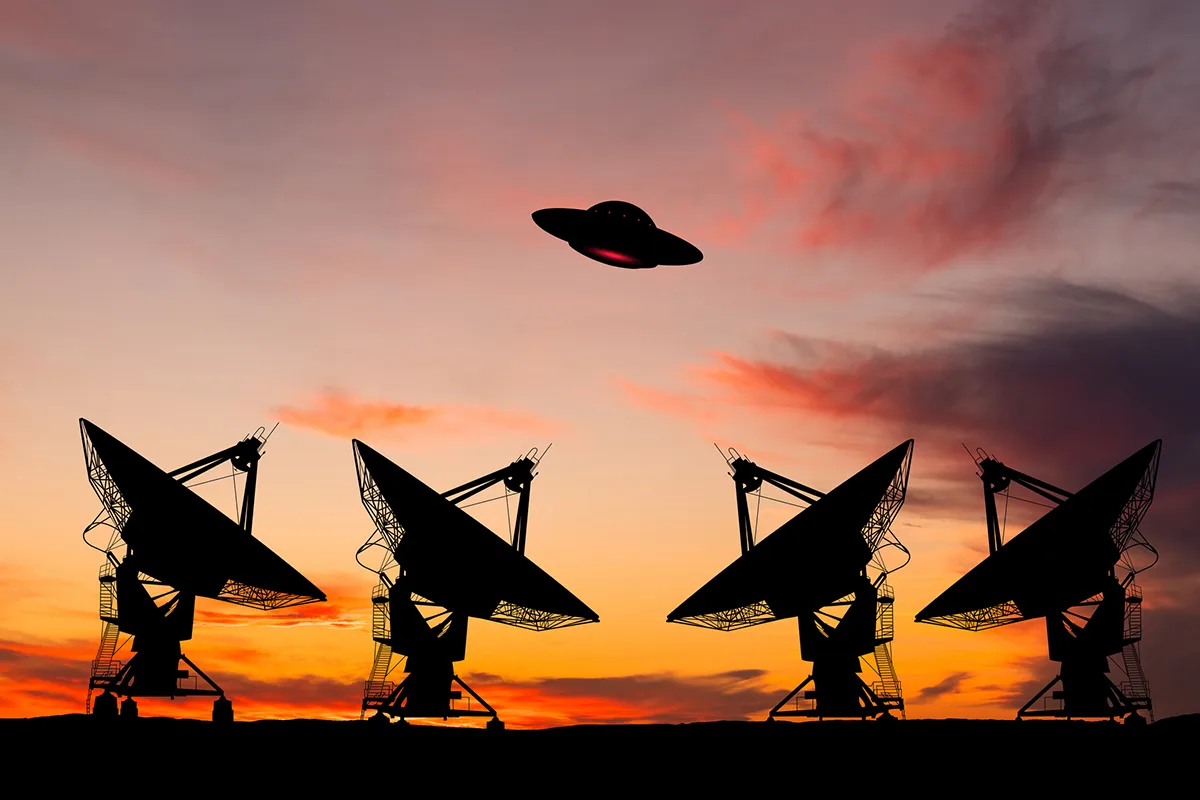 Talking to aliens. Credit: Anton Petrus / Getty Images