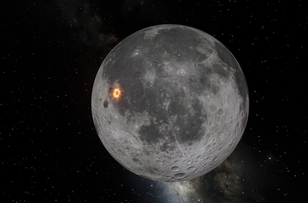 A huge asteroid is falling on the Moon: what threatens Earth? A huge asteroid is falling on the Moon: what threatens Earth?