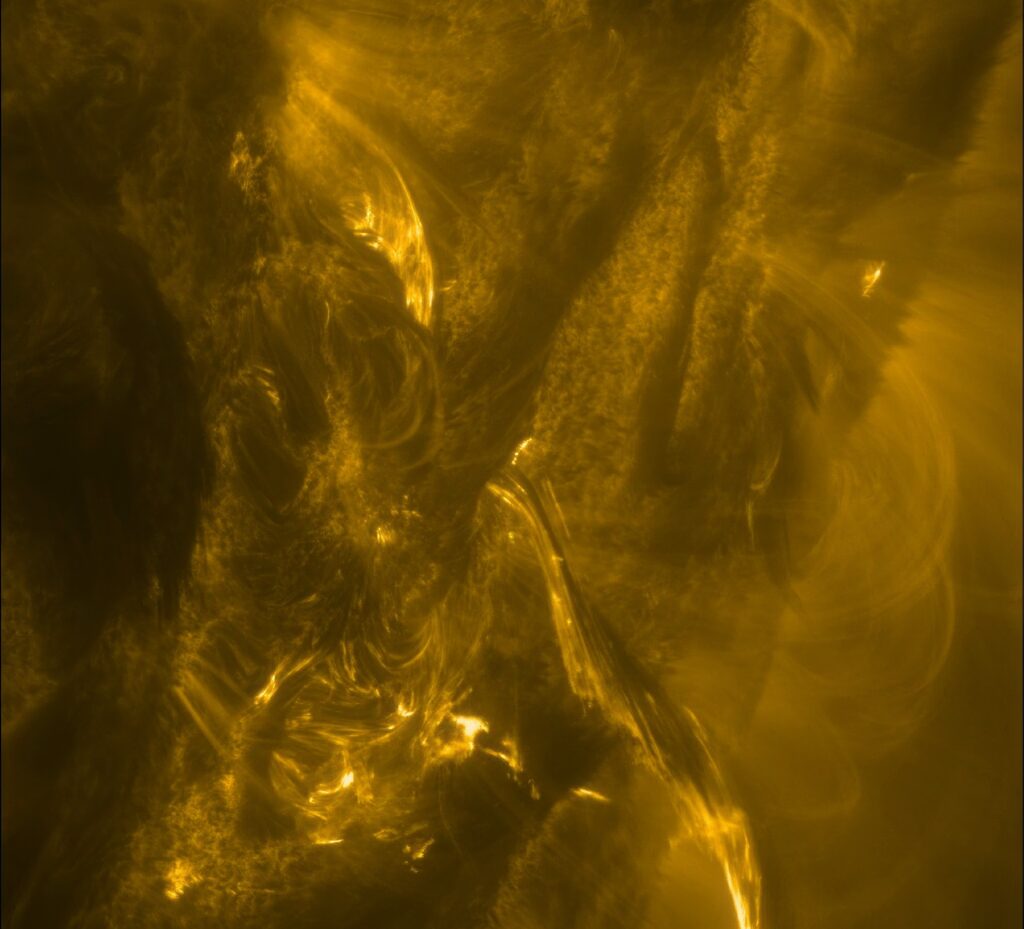 Powerful solar flare observed for the first time
