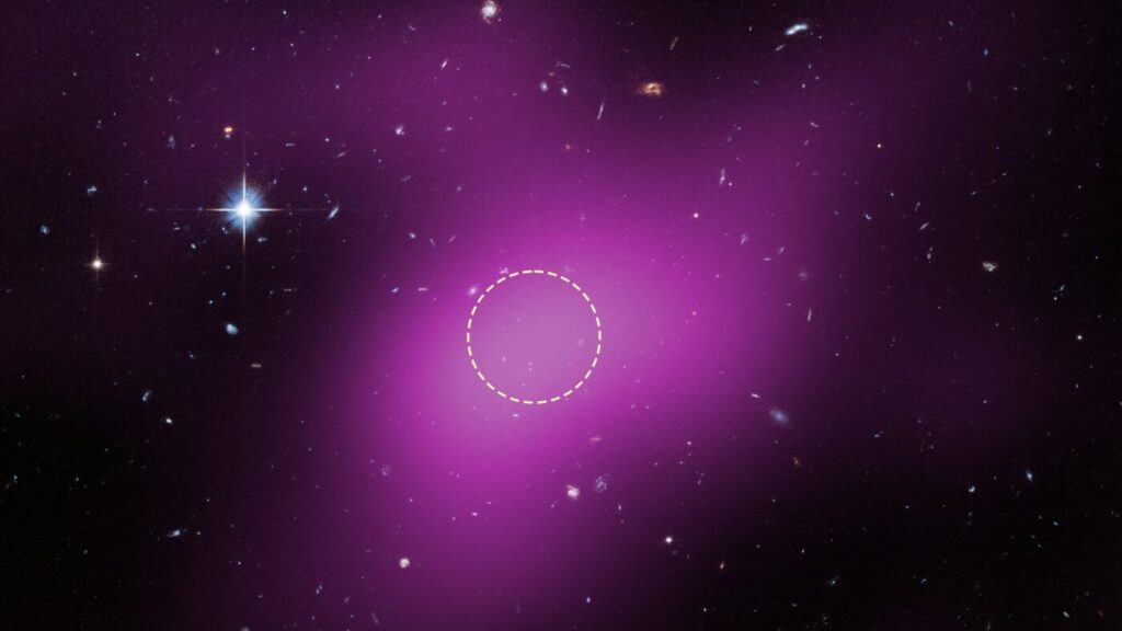 A failed starless galaxy could solve a dark matter mystery : Short Wave : NPR