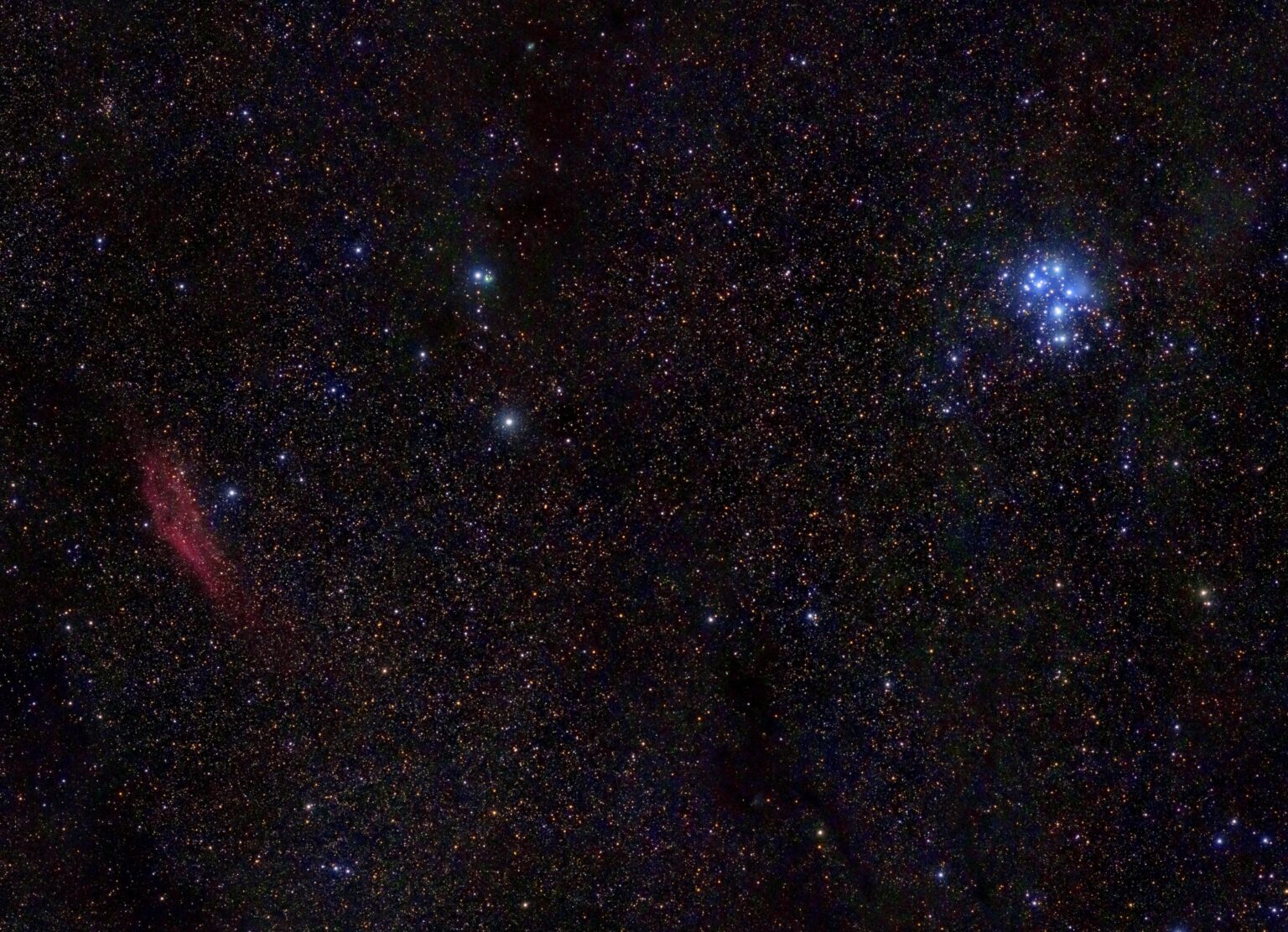 Pleiades & California Nebula - Canon R5