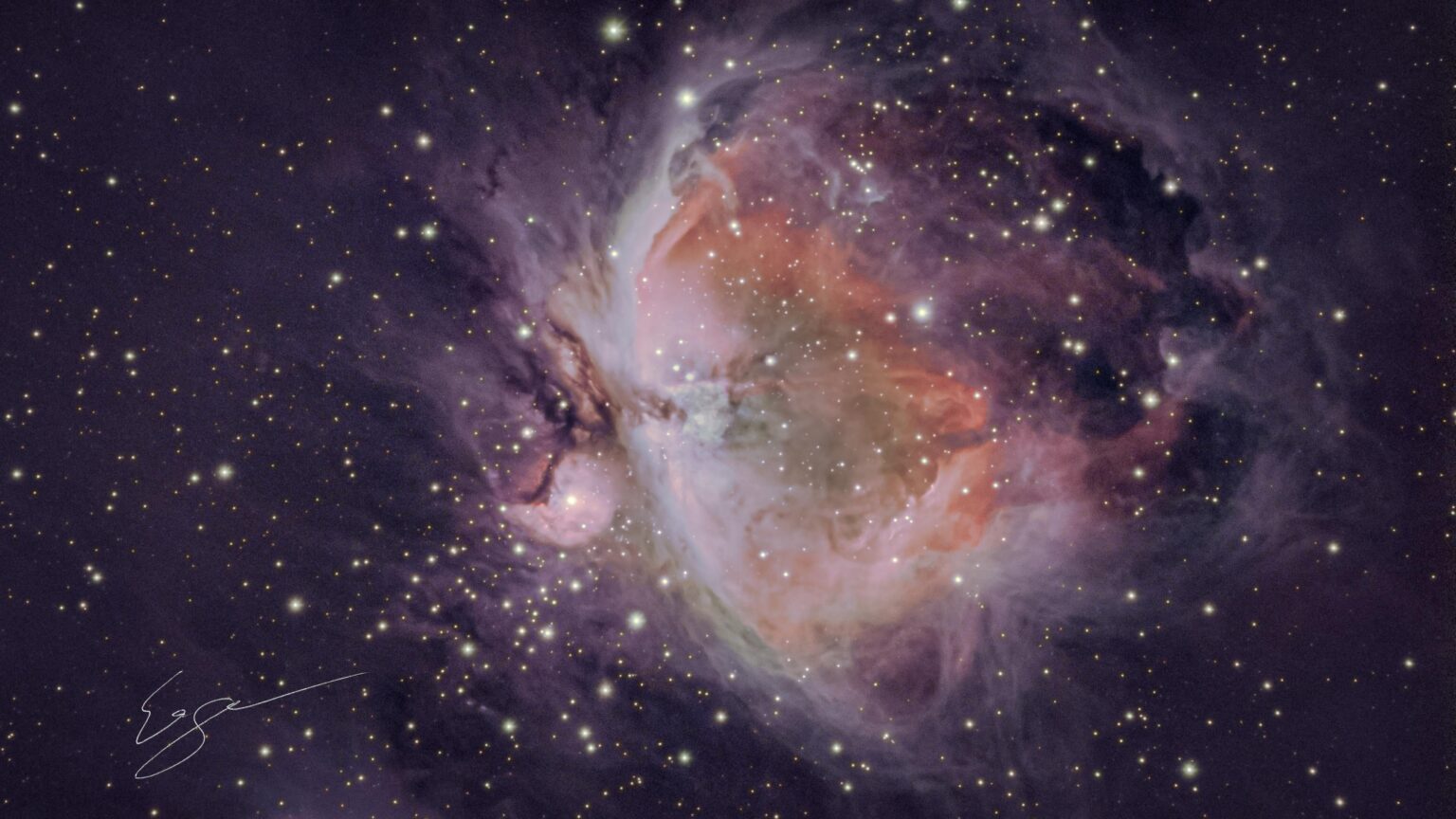 Orion Nebula (M42) from a backyard in Utah