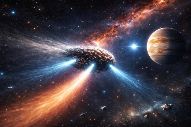 The AI-Probe Theory: Is 3I/ATLAS a "Hitchhiker" from Another Star?