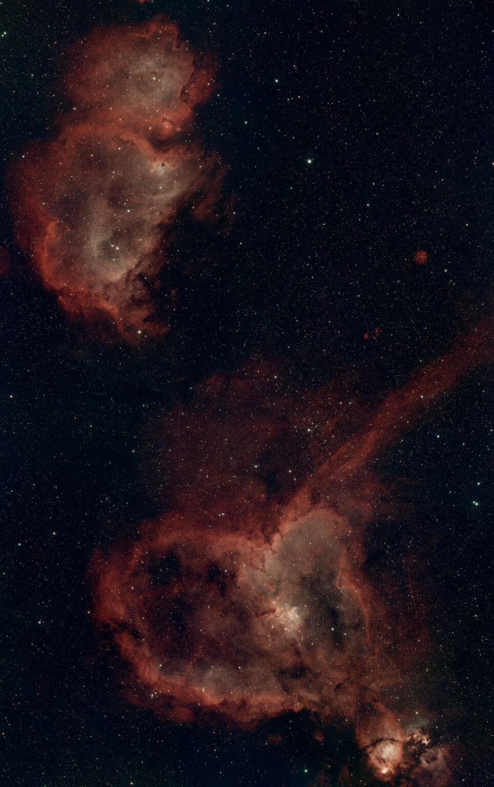 Heart and soul nebula from London