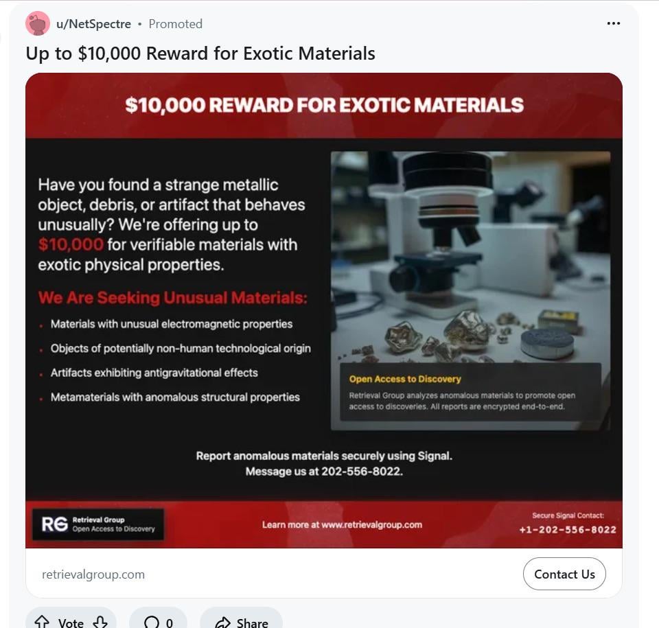 This advertisement that popped up in my feed