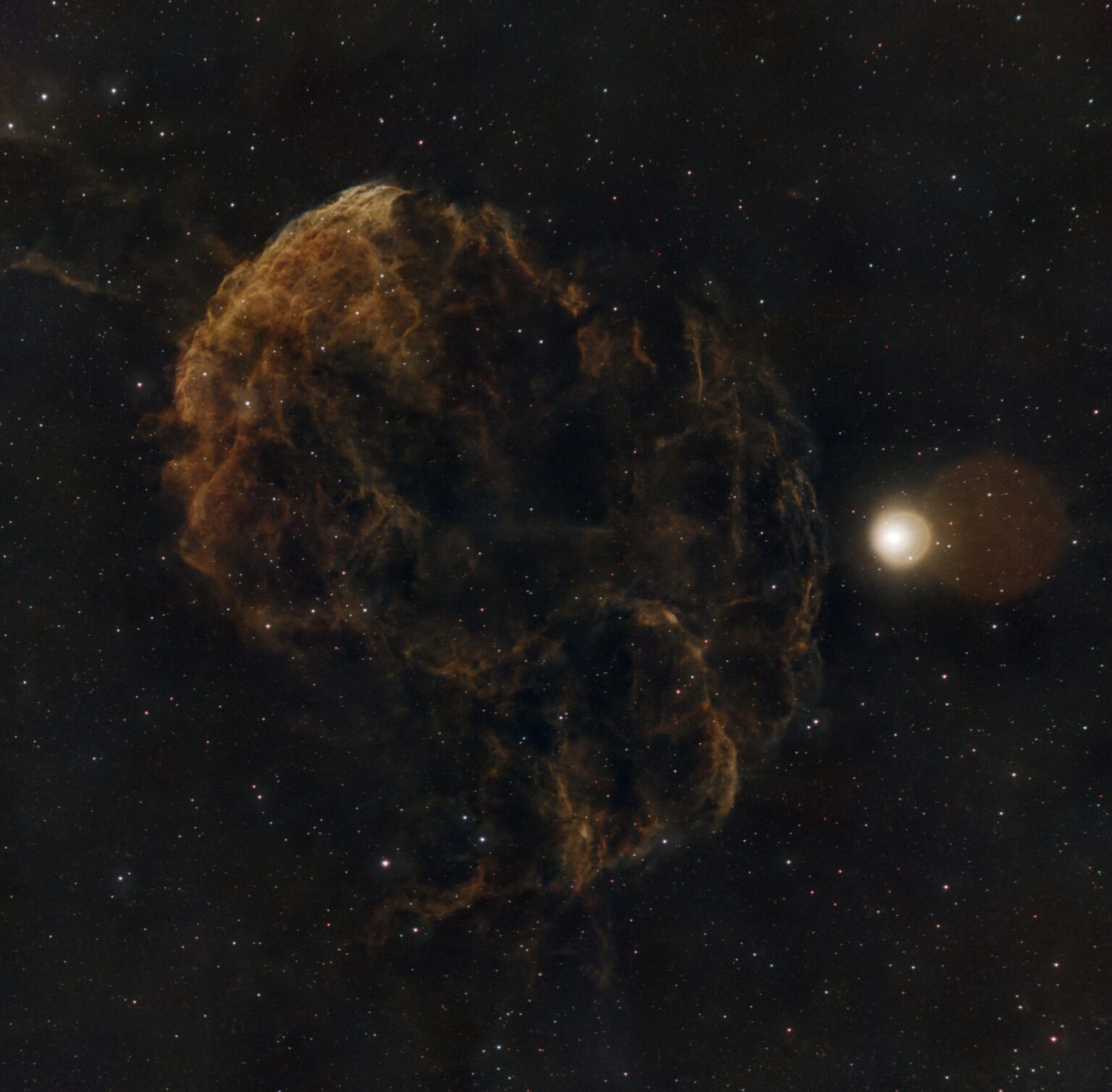 The Jellyfish Nebula (IC 443) Mosaic with the S50
