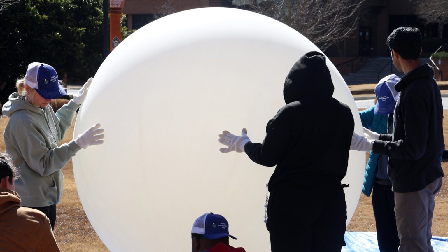 Robotics club searches for a NASA research balloon after launch -
