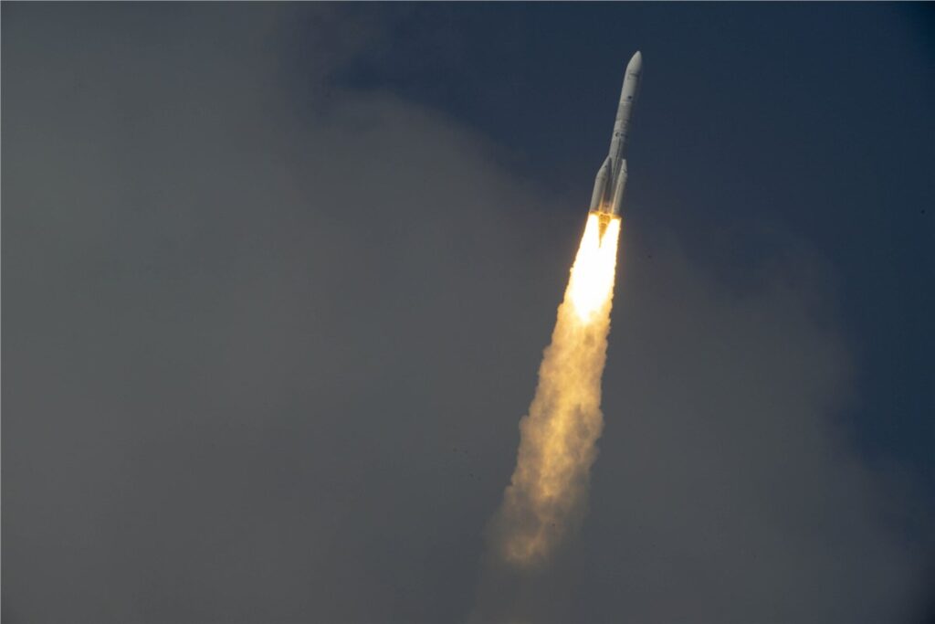 Ariane 6 Lifts Off With 4 Booster Ariane 6 Lifts Off With 4 Booster