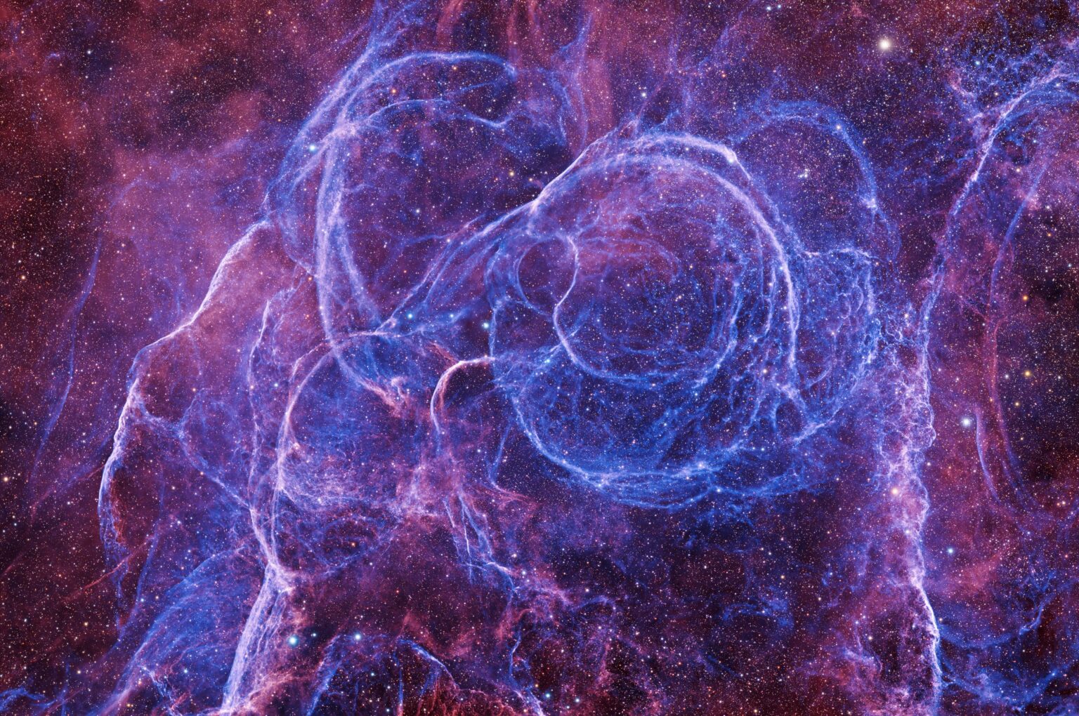 The Eyes of Homer Simpson (Part of the Vela SNR)