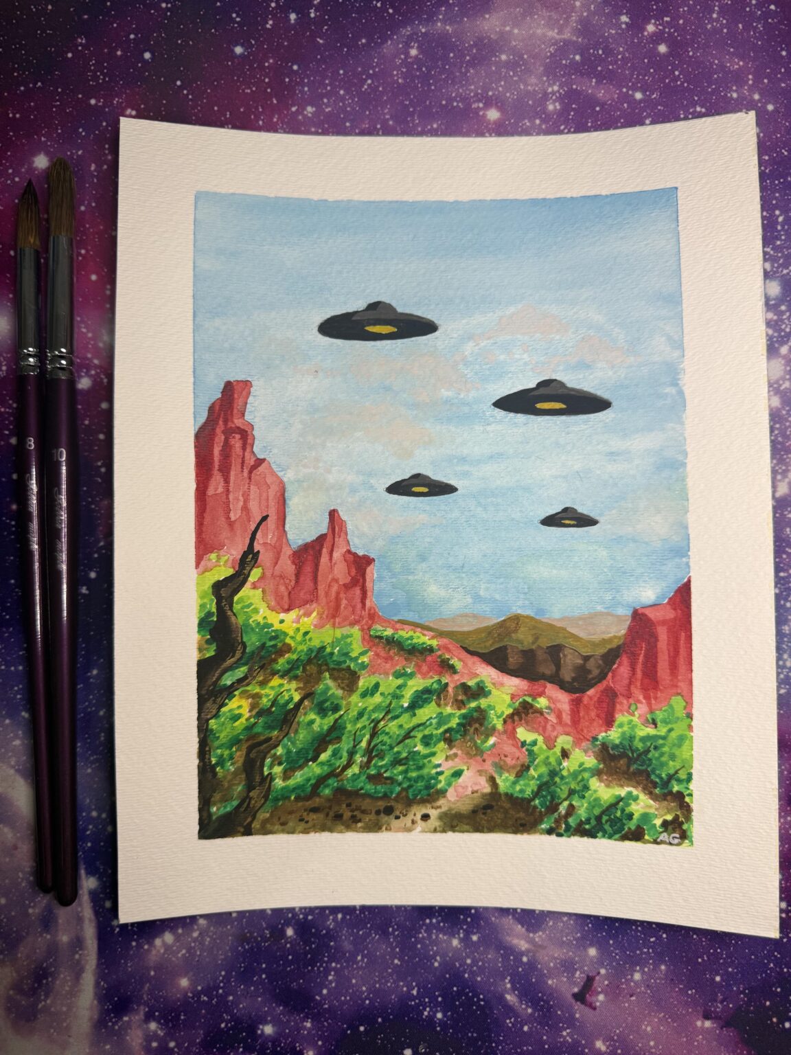 Sedona Saucers of 1983 - 8x10