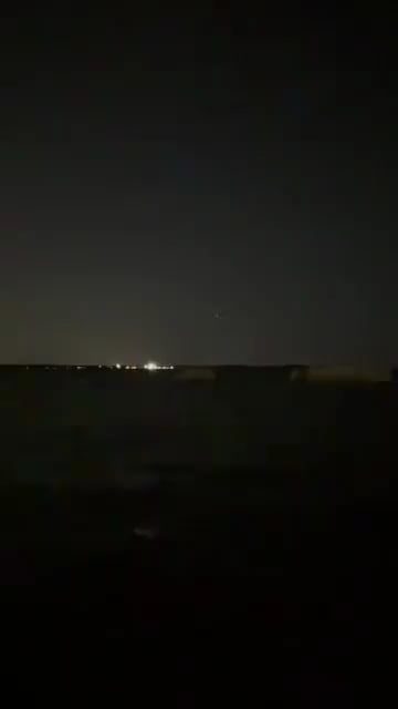 Some unique lights over Langley AFB (Oct 13, 2024)