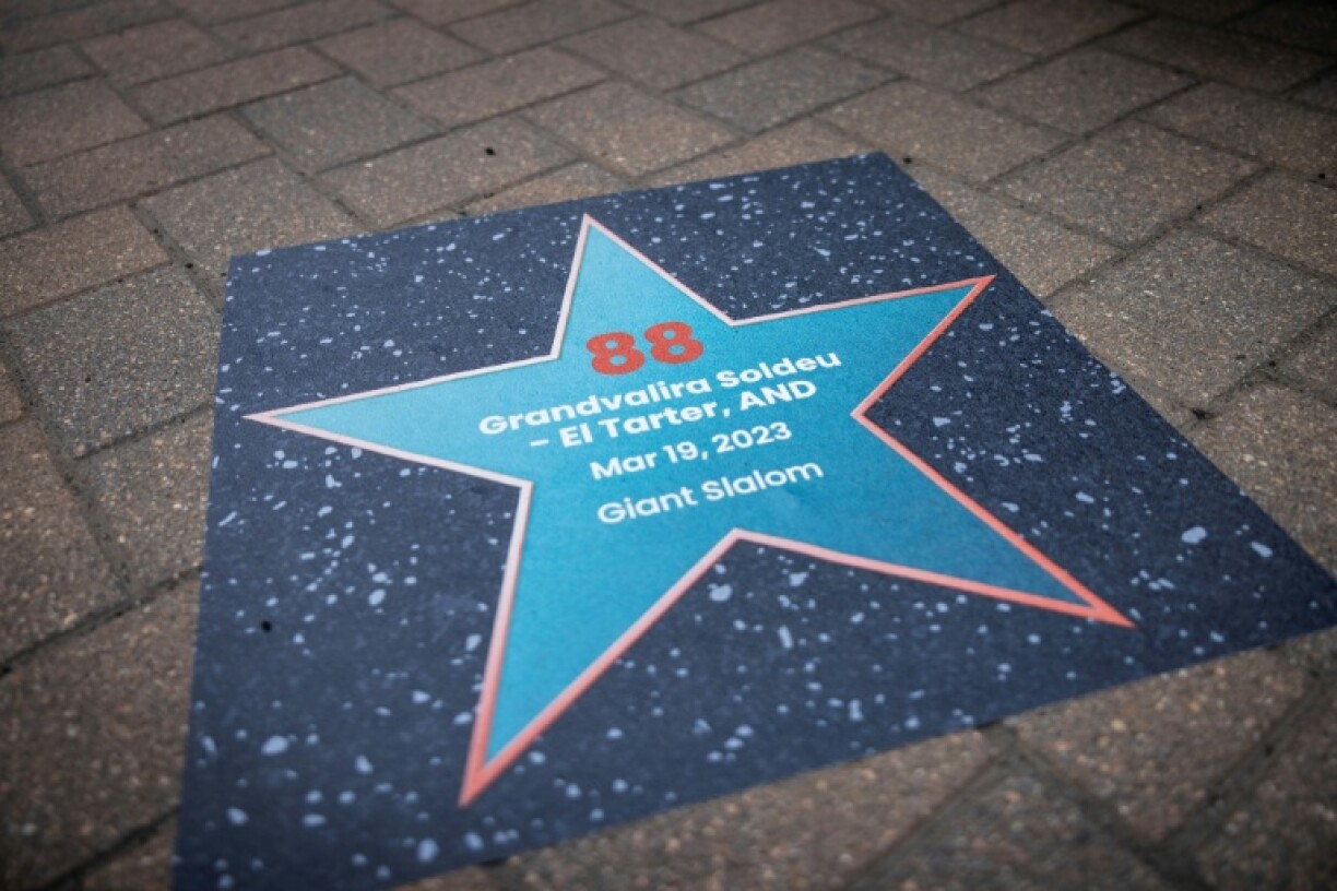 A star honoring Mikaela Shiffrin's World Cup wins record in Solaris Plaza, in the centre of Vail