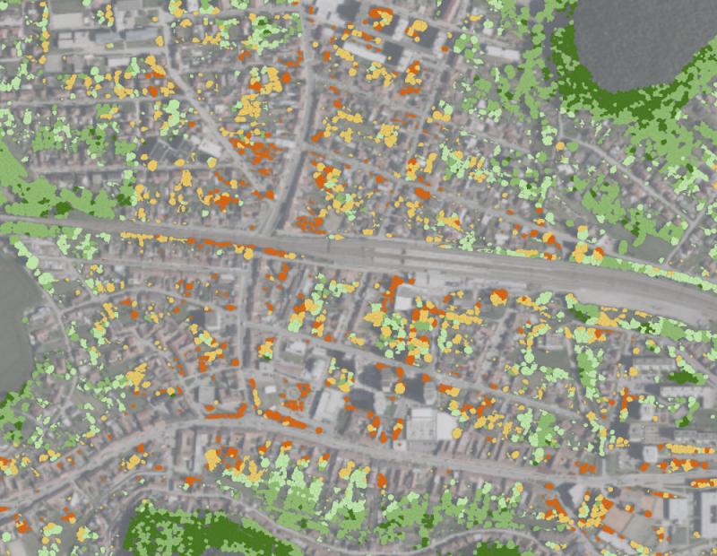 An ESA backed project brings a new standard for monitoring urban greenery across European cities