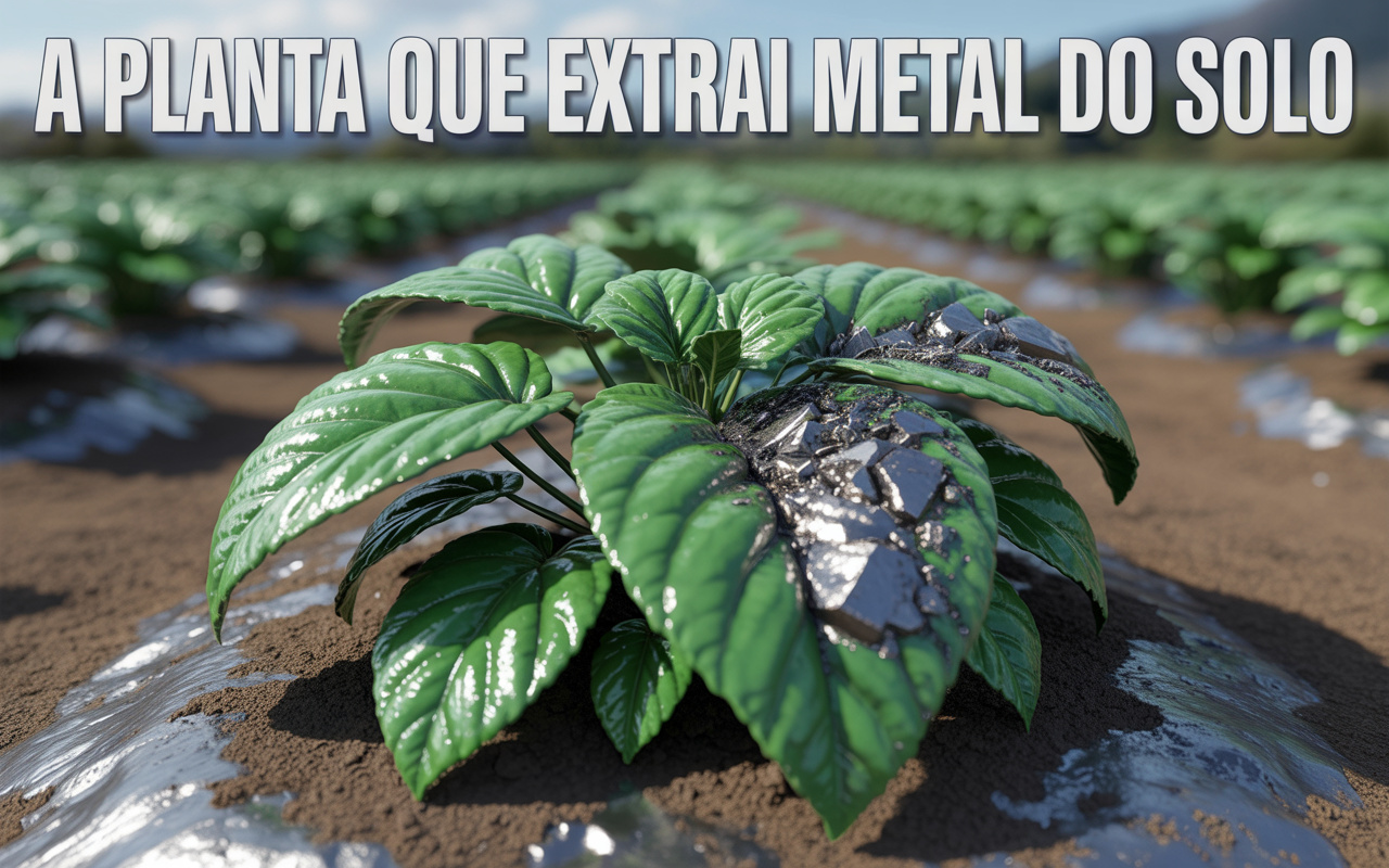 Plantas hiperacumuladoras “mineram” metais pesados do solo, concentram até 2% de níquel nas folhas e já alcançaram extração superior a 400 kg por hectare em lavouras experimentais
