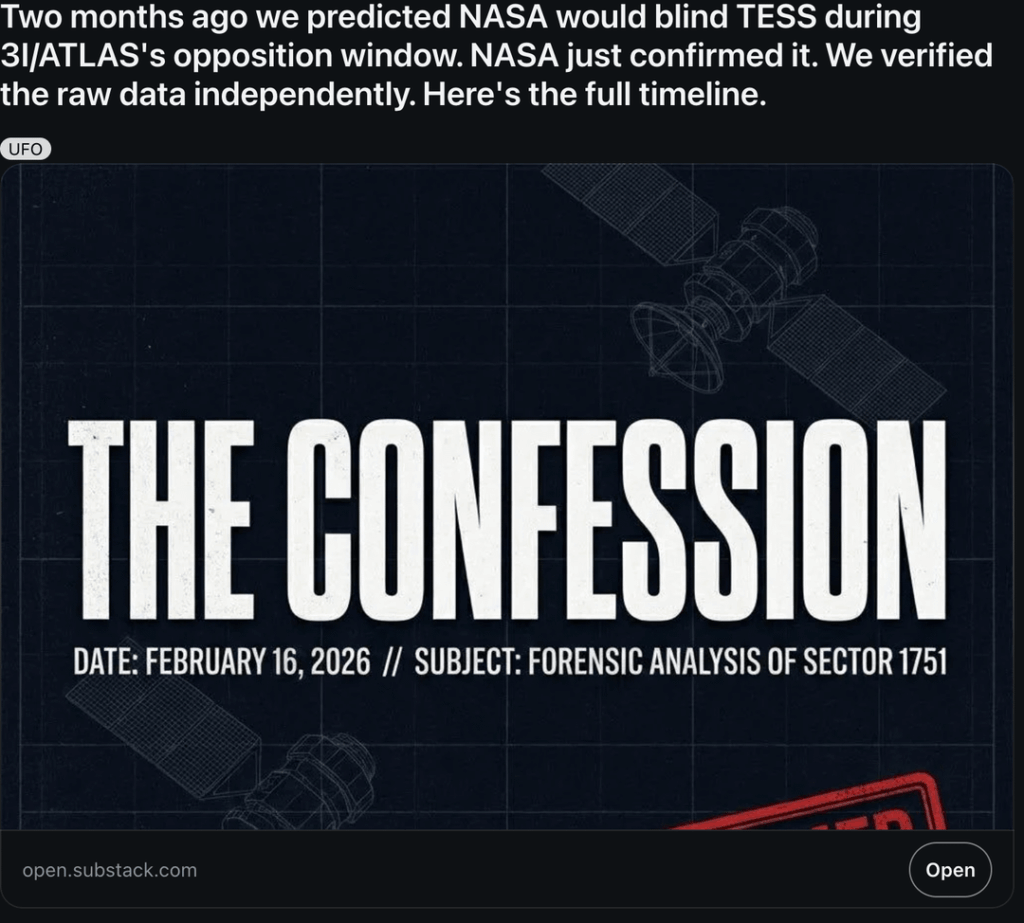 Why is UFO/UAP content about T3i Atlas being removed as ‘off-topic’ Why is UFO/UAP content about T3i Atlas being removed as 'off-topic'