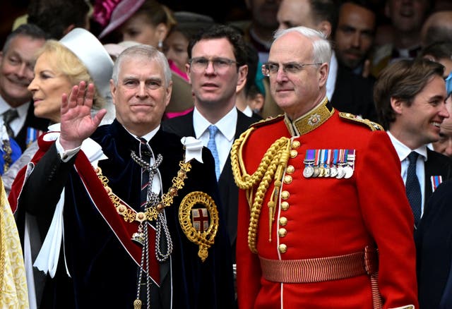 Prince The then-Duke of York at Westminster Abbey following the King's coronation in 2023 relinquishes titles and honours
