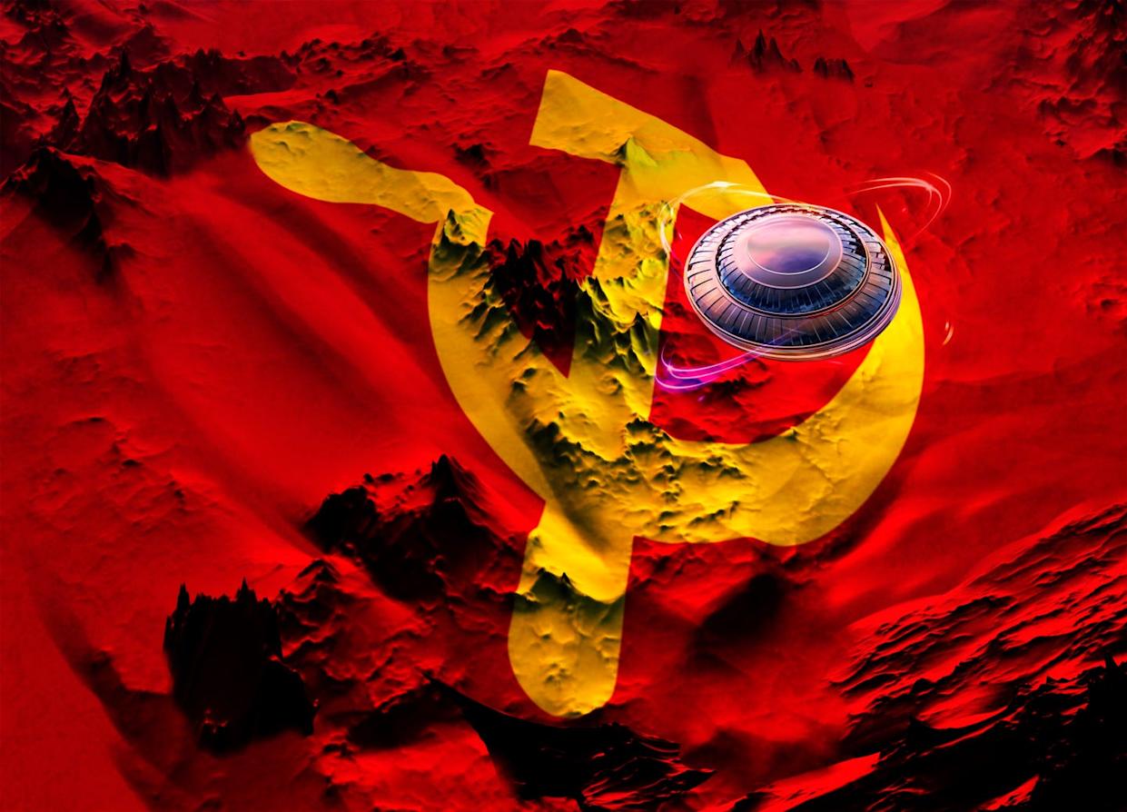 soviet ufo sightings, conceptual illustration