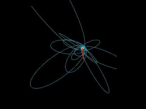I checked Nibiru's orbit in a simulation.