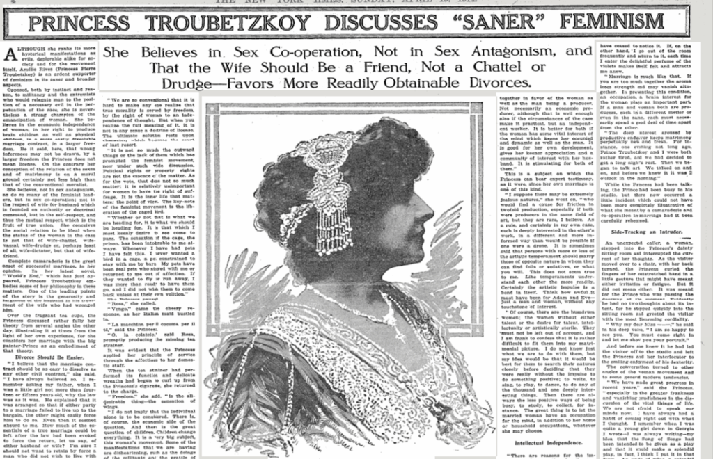 112 Years of Making Feminism Palatable: 1914 and present-day