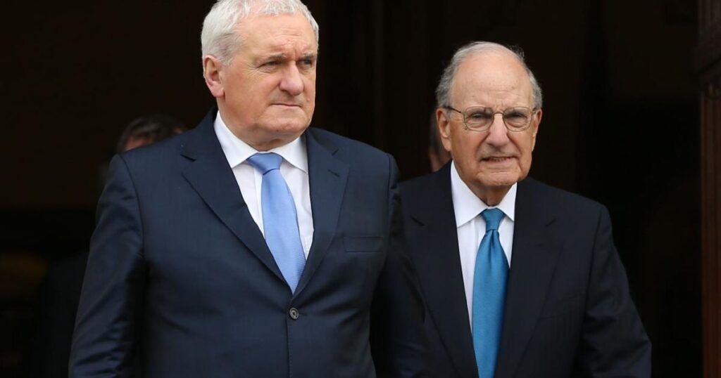 George Mitchell and Jeffrey Epstein links ‘unclear’, Bertie Ahern says