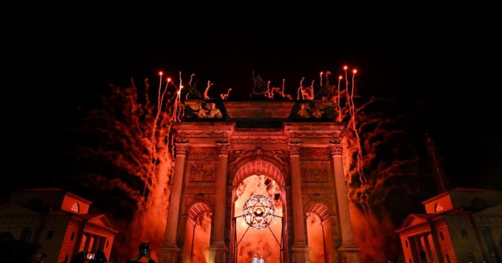 Winter Olympics opens in style with unprecedented double cauldron lighting