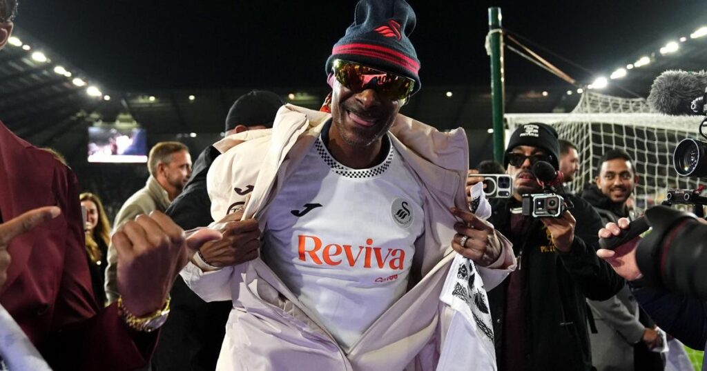 Snoop Dogg welcomed in style on first visit to Swansea