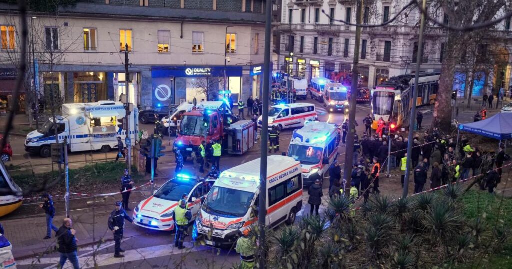 One dead and dozens injured after tram derails in Milan One dead and dozens injured after tram derails in Milan
