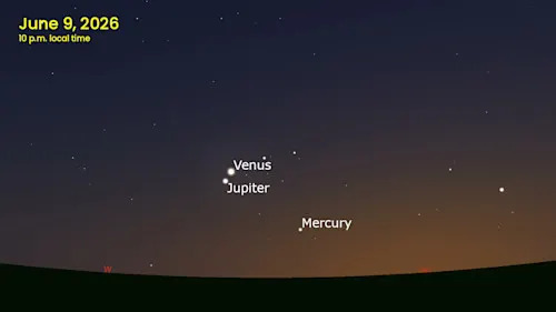 June 9 - Venus Jupiter Conjunction