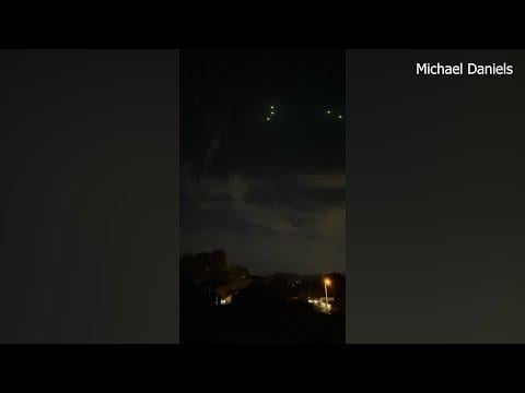 Green lights in sky over Texas, anyone seen this video before?